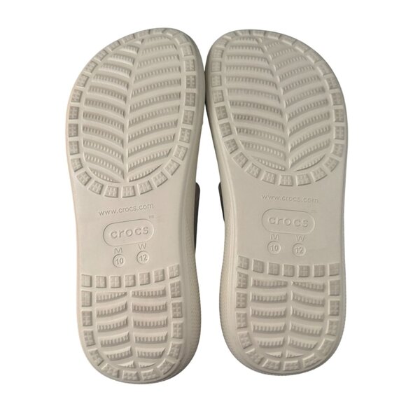 Crocs Classic Crush Sandal In Bone, Size 10/M 12/W NWOB - Picture 8 of 9